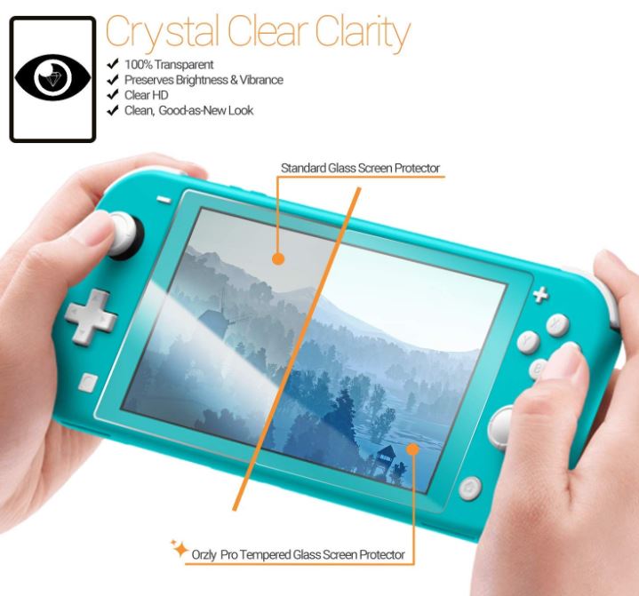 does the switch lite come with a screen protector