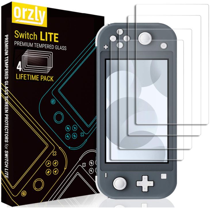 Orzly Screen Protector for Nintendo Switch Lite