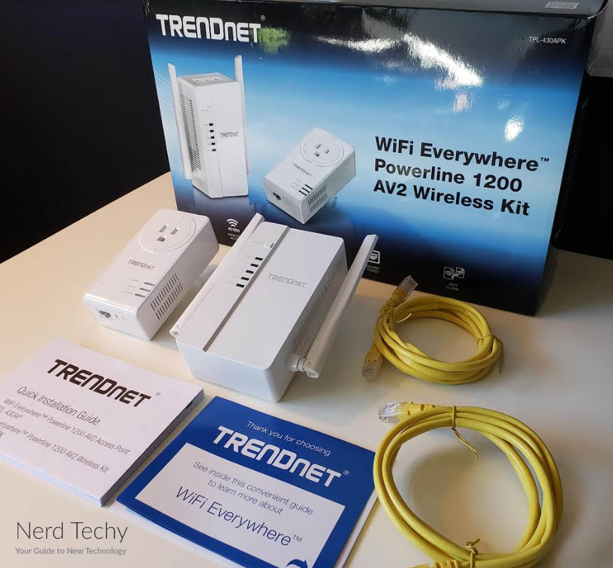 TRENDnet WiFi Everywhere Powerline 1200 AV2 Wireless Kit