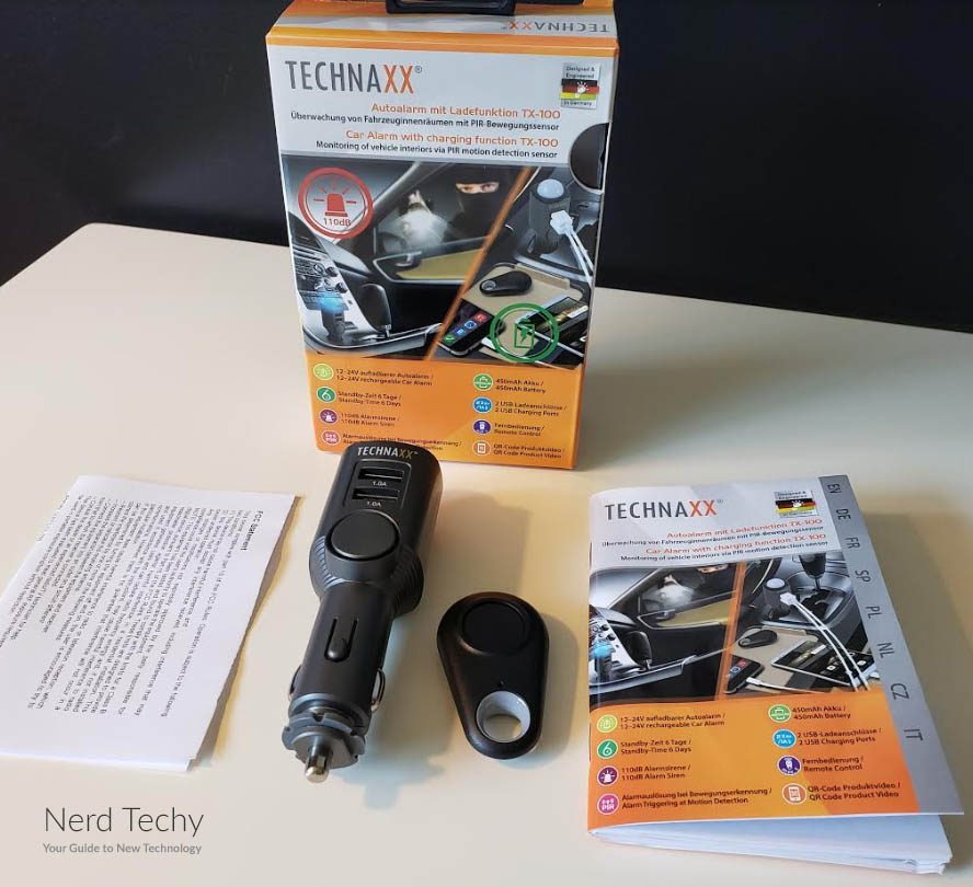 Review Of The Technaxx Tx 100 Car Alarm Monitoring System Nerd Techy