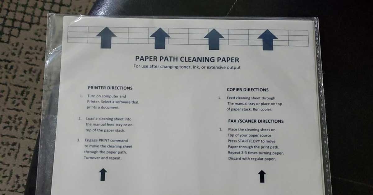 best laser printer cleaning sheets