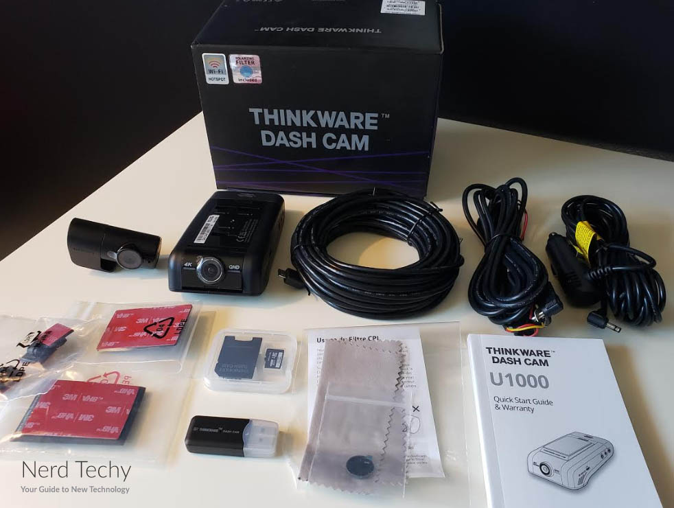 thinkware u1000 dual dash cam 4k