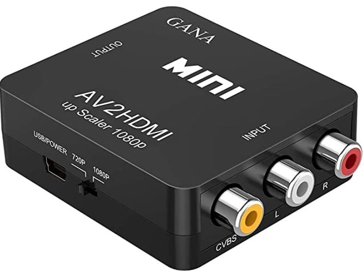 GANA RCA Composite to HDMI AV Converter