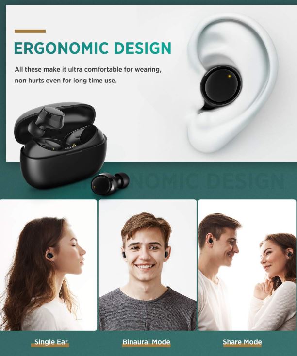 pair lasuney earbuds