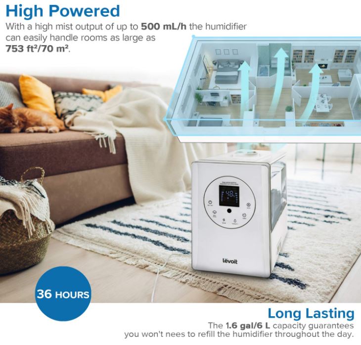 Review of the Levoit LV600HH Hybrid Ultrasonic Humidifier - Nerd Techy