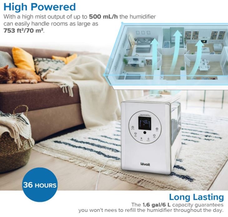 Review Of The Levoit Lv600hh Hybrid Ultrasonic Humidifier