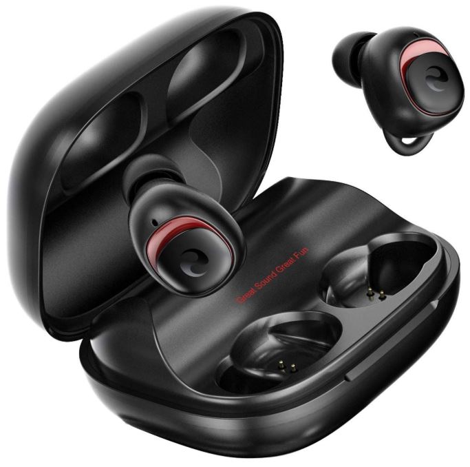 wireless earbuds with rubber tips