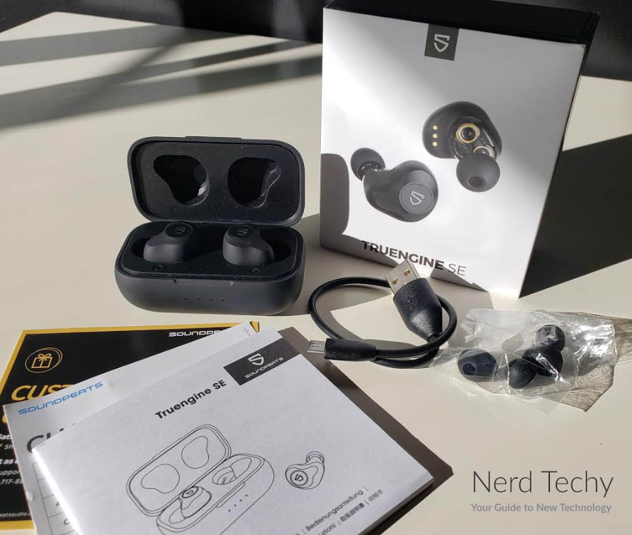 SoundPEATS Truengine SE Bluetooth 5.0 27 Dual Dynamic Drivers Wireless Earbuds 