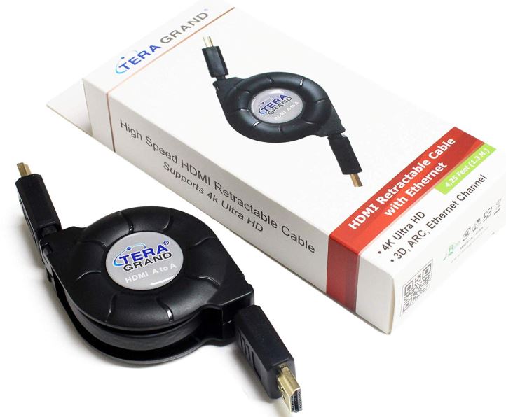 Tera Grand Premium High-Speed HDMI Retractable Cable