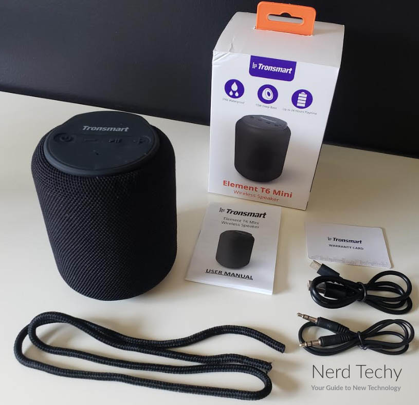 element t6 portable bluetooth speaker