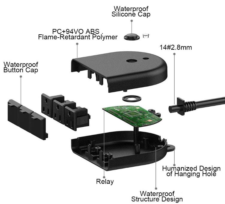 VAVOFO Outdoor Smart Outlet