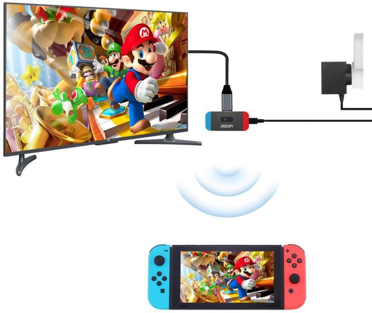 nintendo switch bluetooth adapter docked