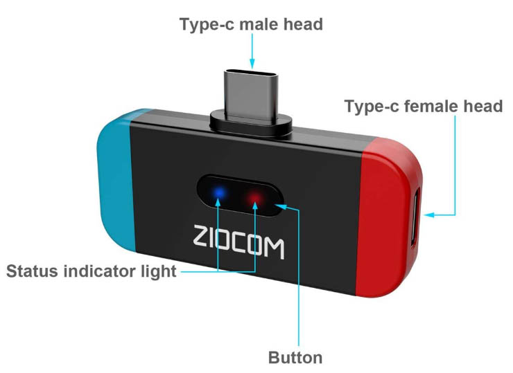 ZIOCOM Bluetooth Adapter