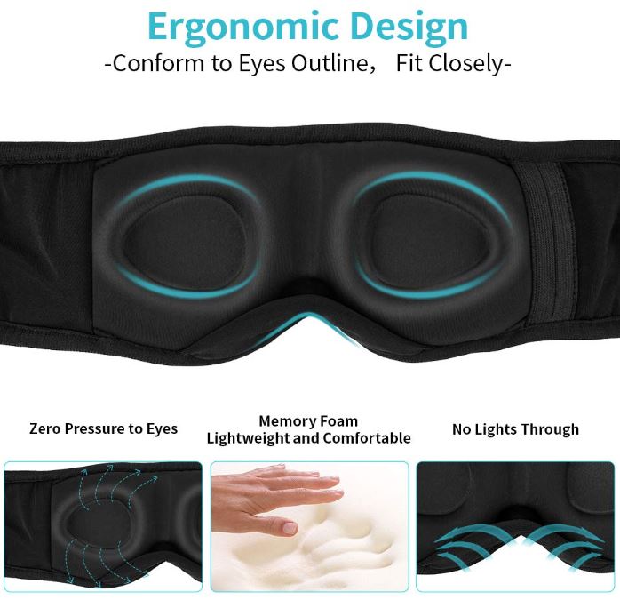 MOITA Bluetooth Sleeping Eye Mask