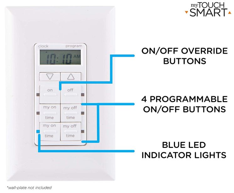 myTouchSmart In-Wall Digital Timer