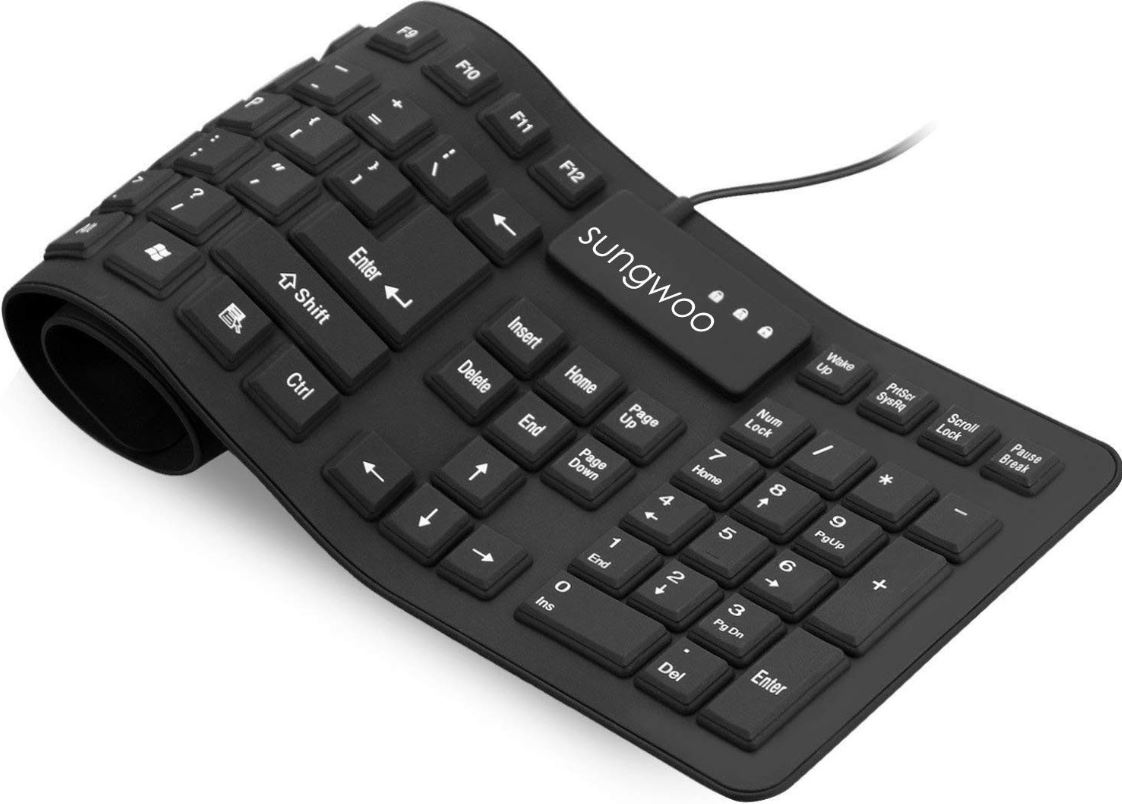 Sungwoo Foldable Silicone Keyboard