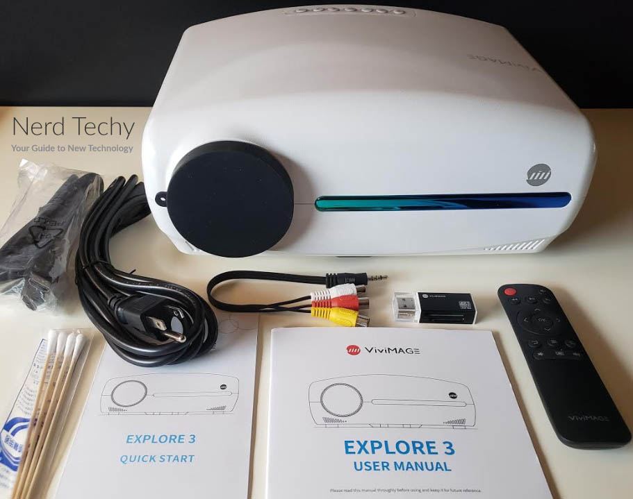 VIVIMAGE Explore 3 Native 1080p Projector Review - Nerd Techy