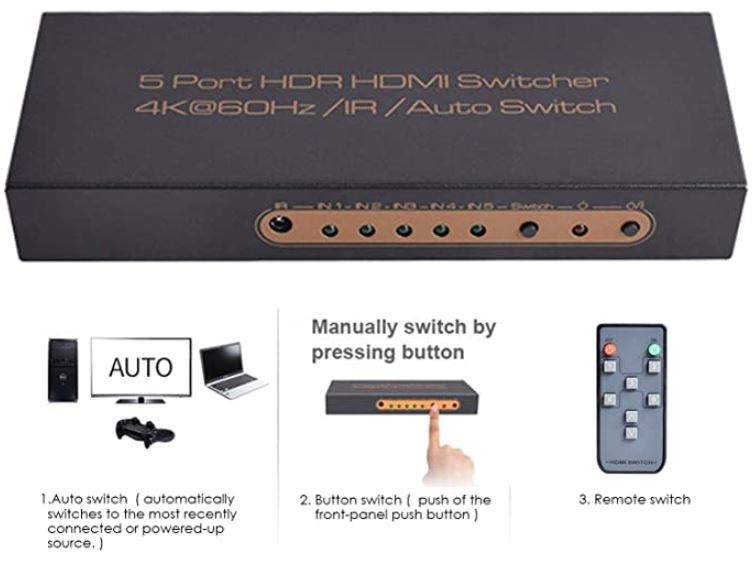 Awakelion HDMI Switcher