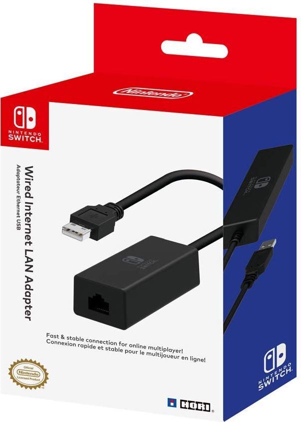 HORI Nintendo Switch Wired Internet LAN Adapter