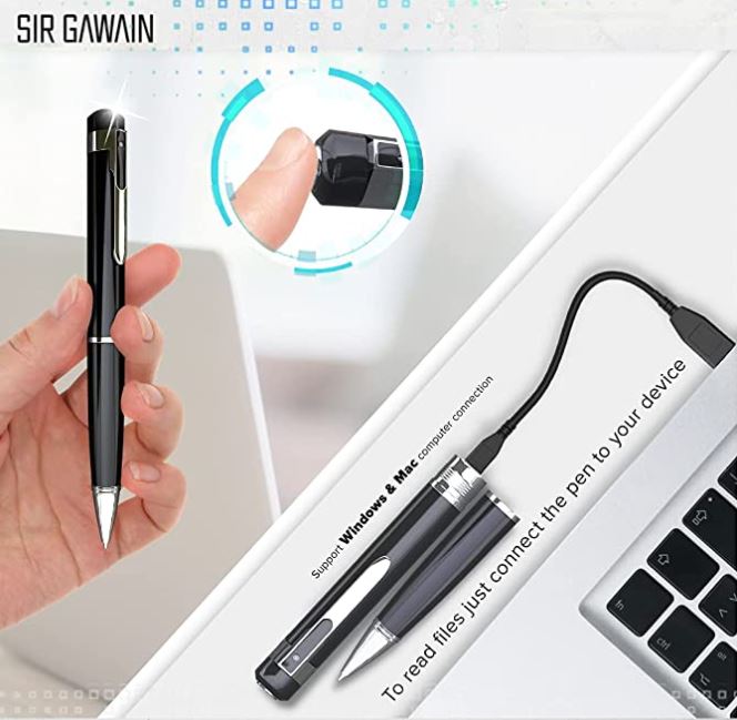 SIRGAWAIN Spy Pen Camera