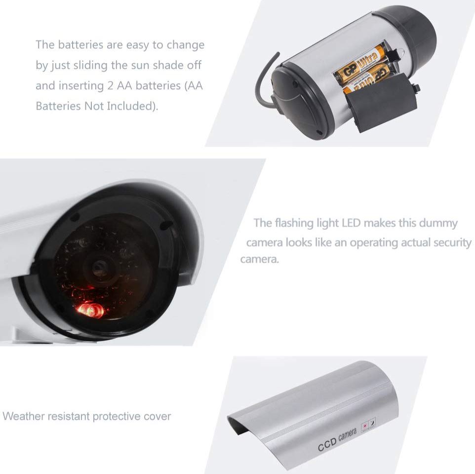 WALI Bullet Dummy Fake Surveillance Cameras