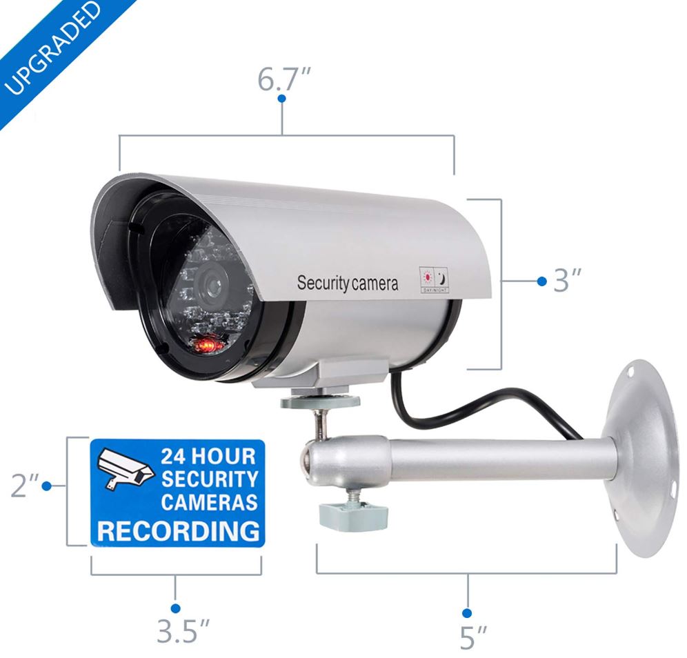 WALI Bullet Dummy Fake Surveillance Cameras