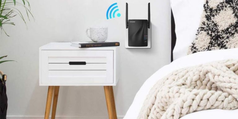 Rock space wifi signal range booster wireless network repeater extender ac1200 Clearance