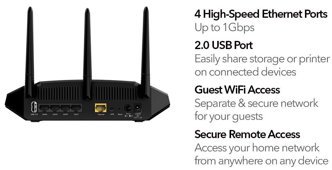 AC1600 WiFi Router - R6330