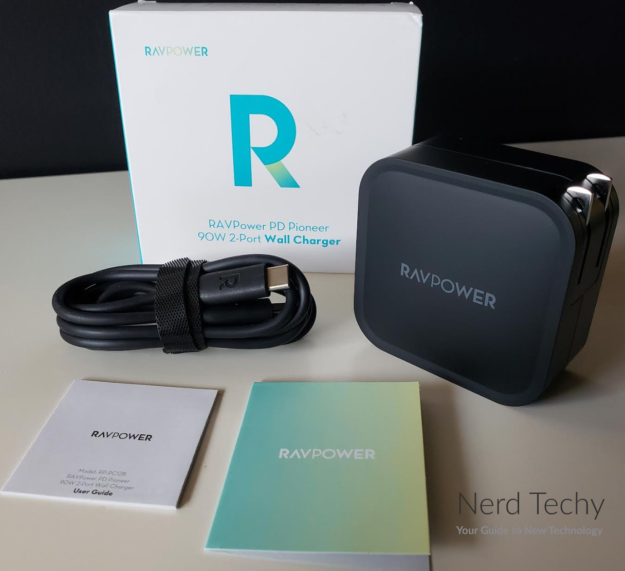 RAVPower 90W 2-Port USB-C Wall Charger