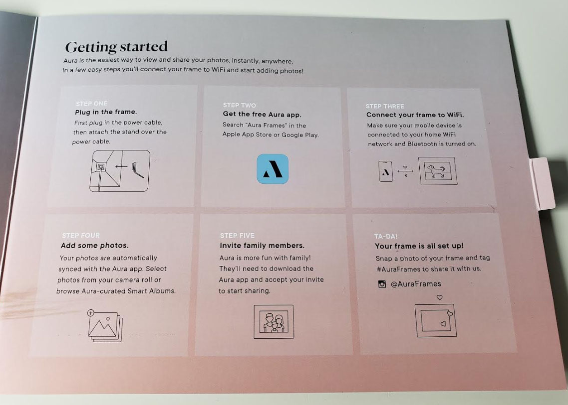 echo show vs. aura picture frame