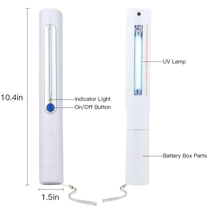 best uv light wand sanitizer