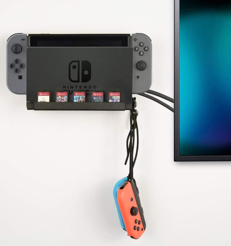 mount nintendo switch to wall