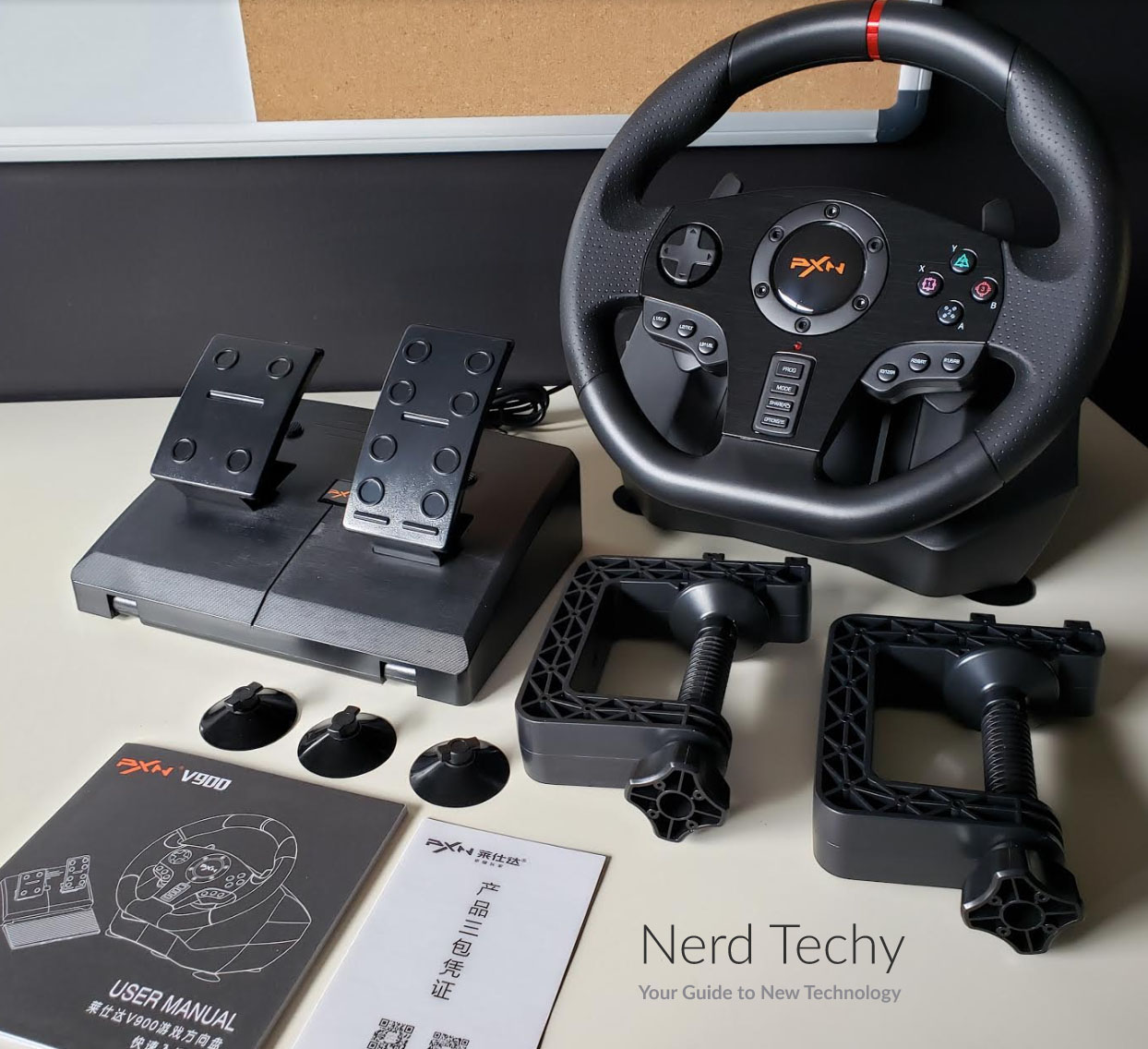 PXN V900 Gaming Racing Steering Wheel Review - Nerd Techy