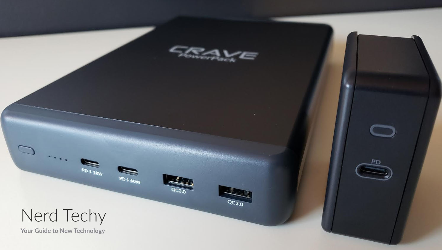 5-Pack of Crave PowerPack 2, 50000 mAh, Dual USB QC3.0