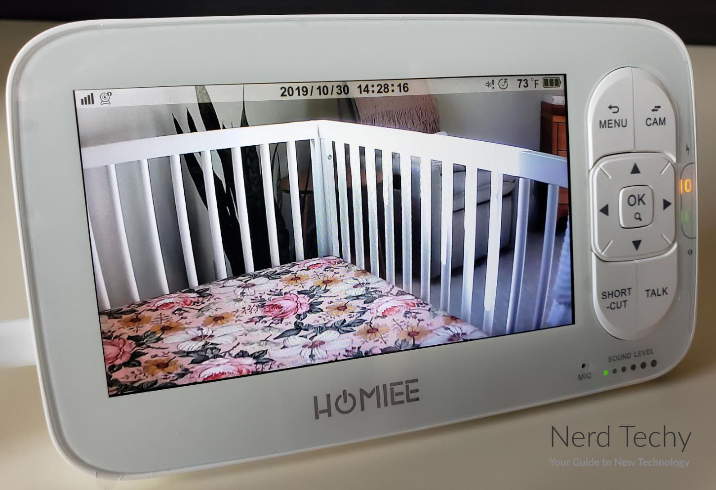 Blue Homiee 720P Wireless Baby Monitor Additional Camera 