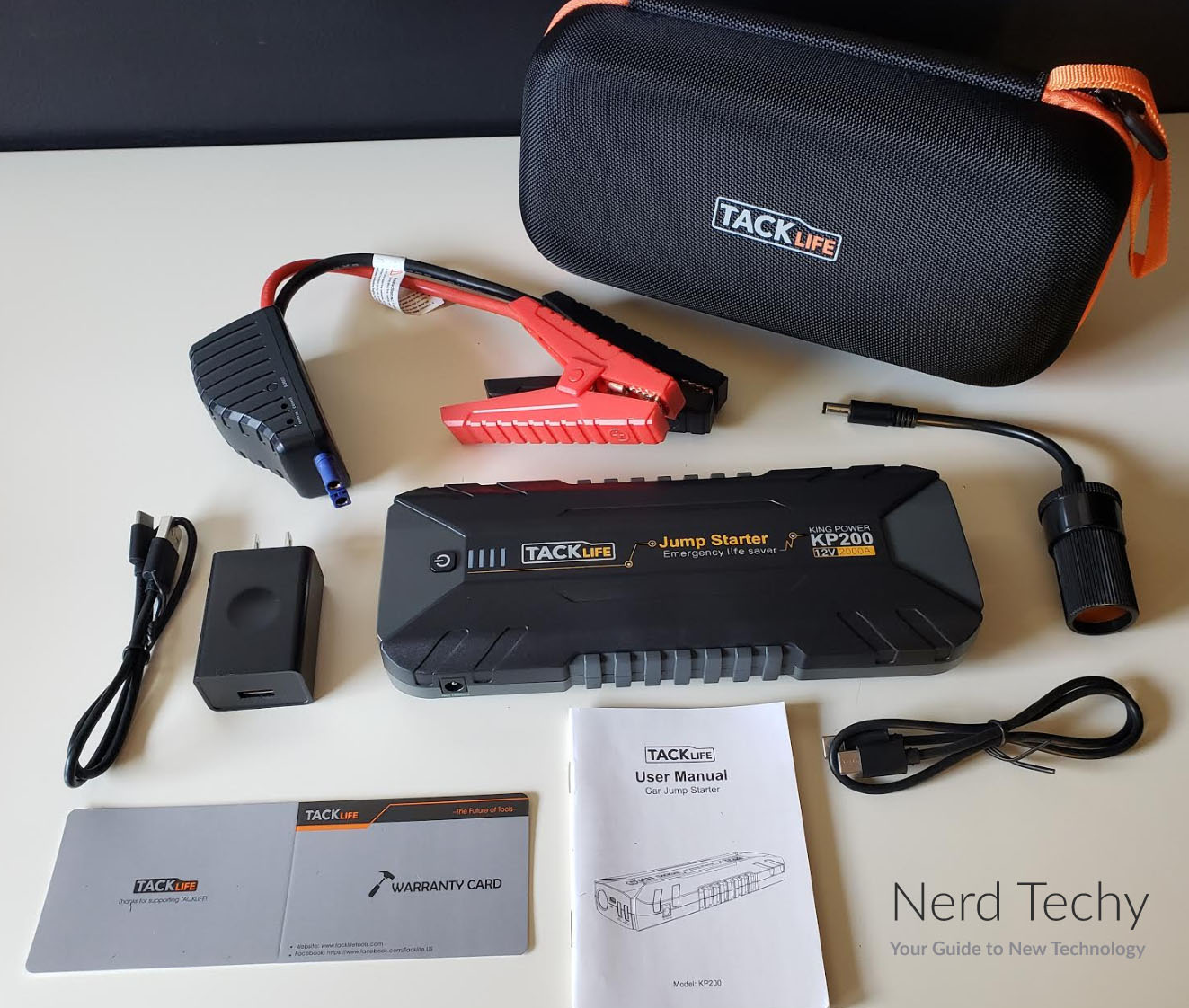 How does the Tacklife jump starter work?