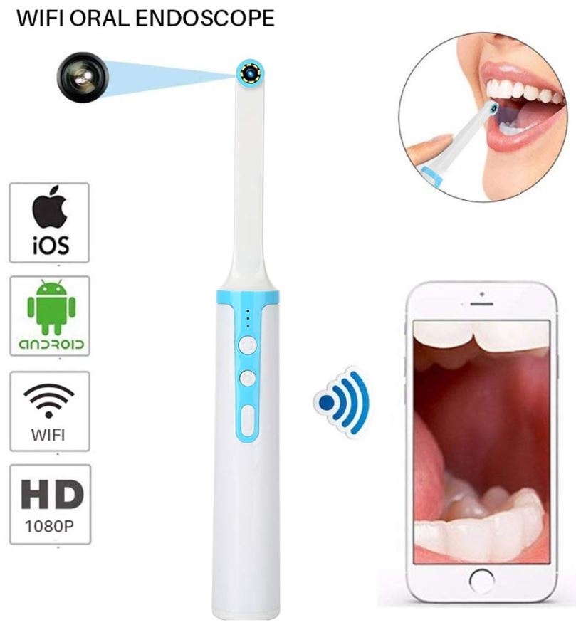 Apexel Wireless WiFi Oral Dental Endoscope