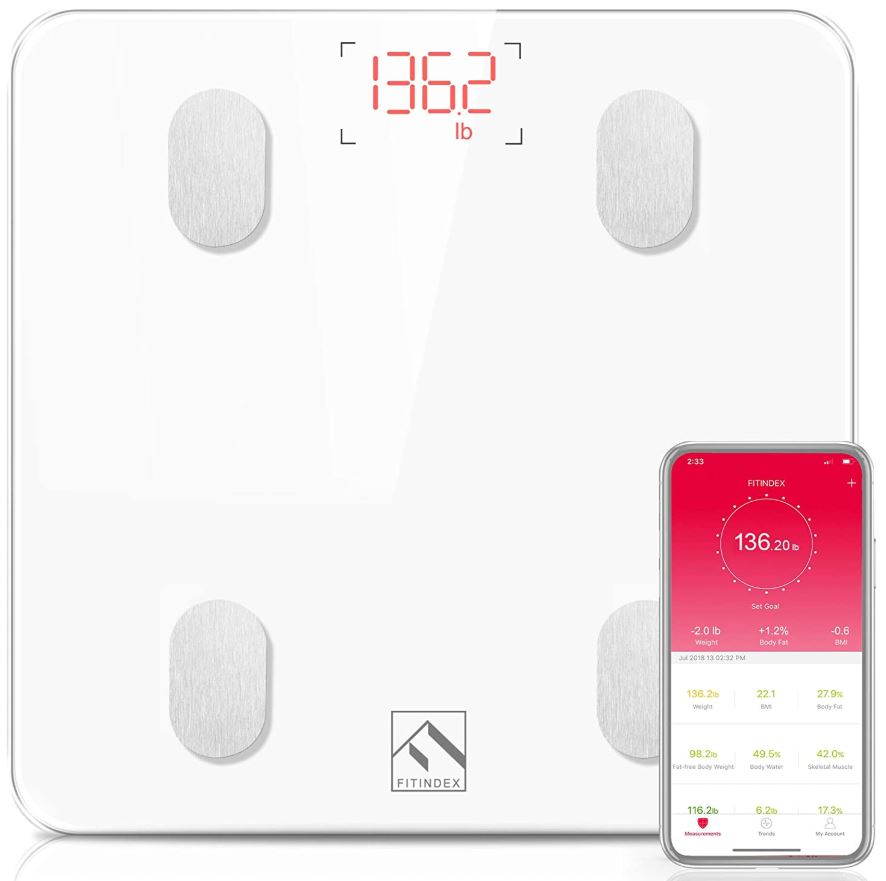 FITINDEX Bluetooth Body Fat Scale