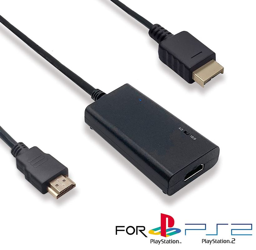 playstation 2 cord to tv