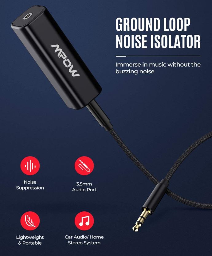 Mpow Ground Loop Noise Isolator