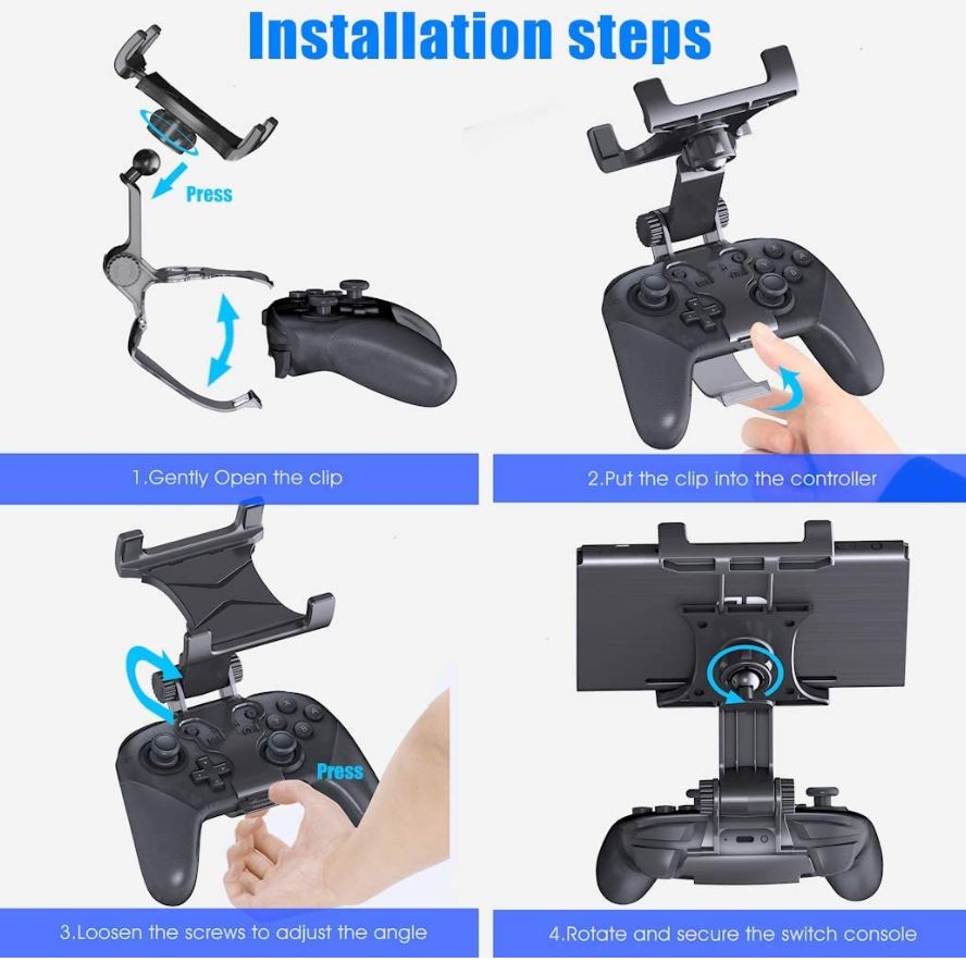 pro controller clip mount