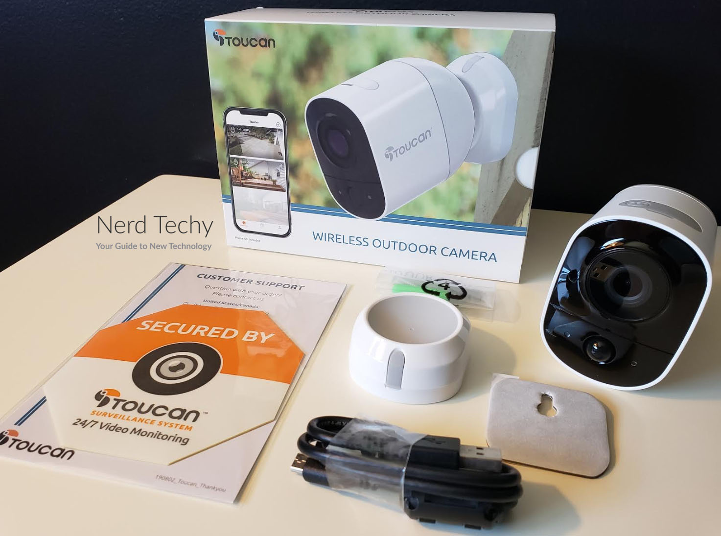 Toucan Battery Powered Wireless Outdoor Security Camera Review Nerd Techy