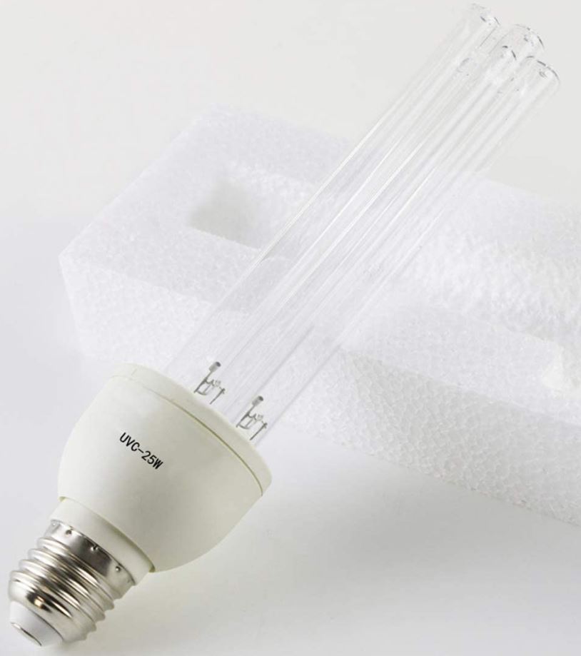 UV Germicidal Lamp UVC with Ozone Light Bulb E26 25w 110v Cleans Air 