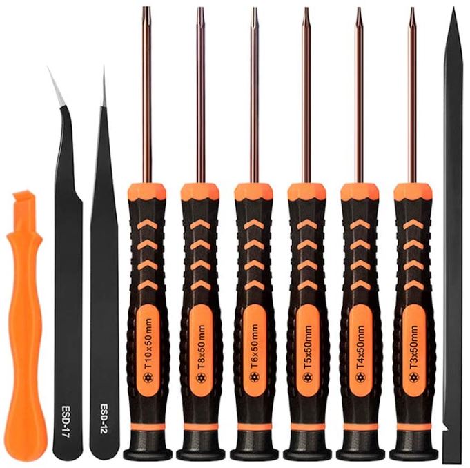 TECKMAN 10 in 1 Torx Screwdriver Set