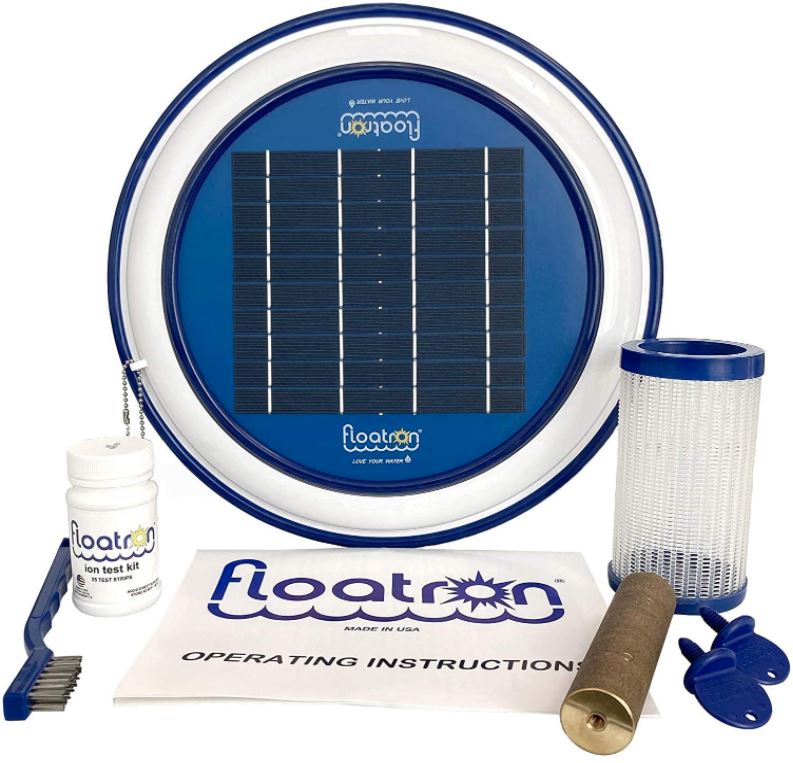 solar ionizer for swimming pool