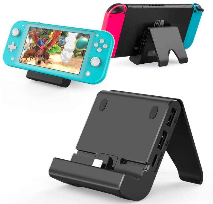 YCCTEAM Multi-Angle Compact Switch Lite Charging Stand