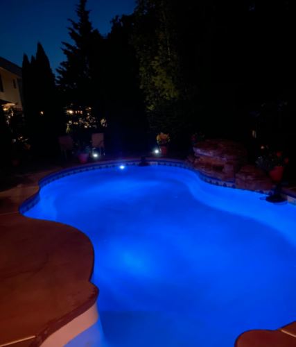 Inground LED Pool Lights Bulb Multi Color and Color Show with Super Wide Remote Control kit 120VAC 