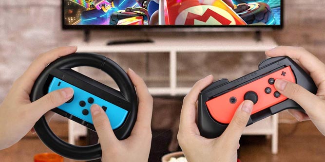 how to use nintendo switch steering wheel