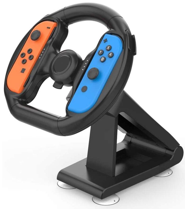 how to use steering wheel on nintendo switch