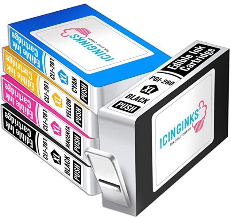 Icinginks Compatible Cake Ink Color Cartridges